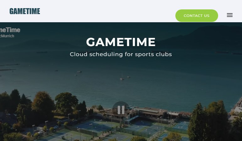 GameTime homepage