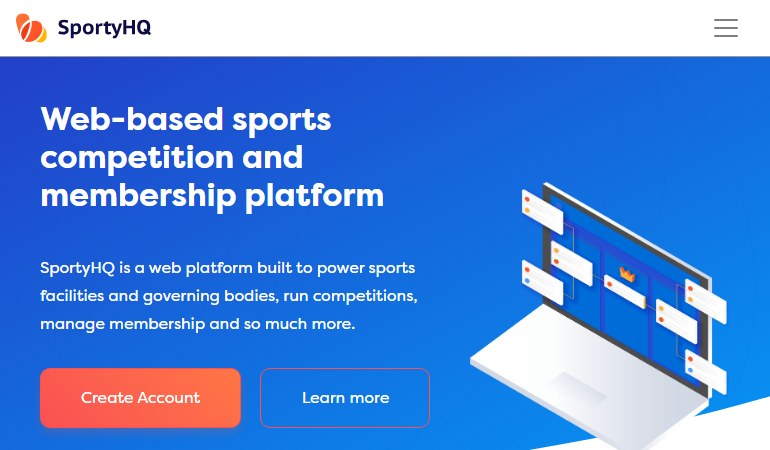SportyHQ homepage