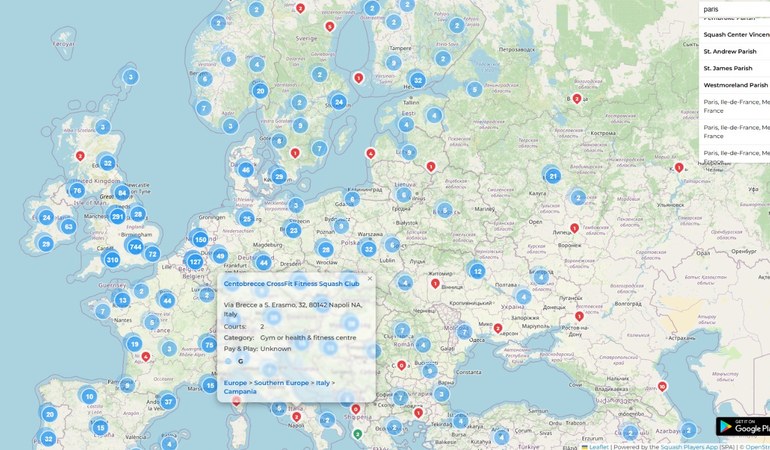 Squash Voyage (Multiple Locations, Europe)