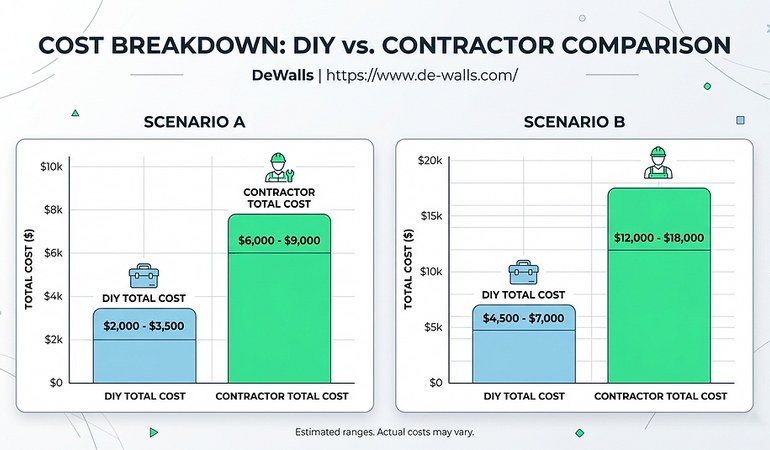 DIY vs Contractor: Cost Estimates