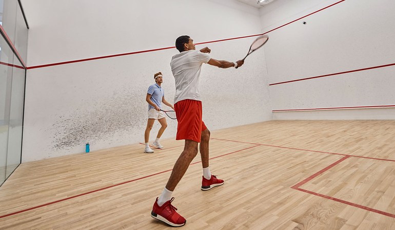 Power, Wealth, and Competition on the Squash Court