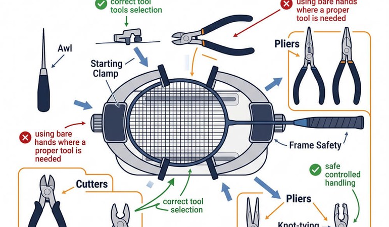 Essential Tools for Restringing a Squash Racquet