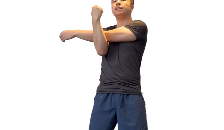 3. Posterior Shoulder Stretch (Cross-Body Arm Stretch)