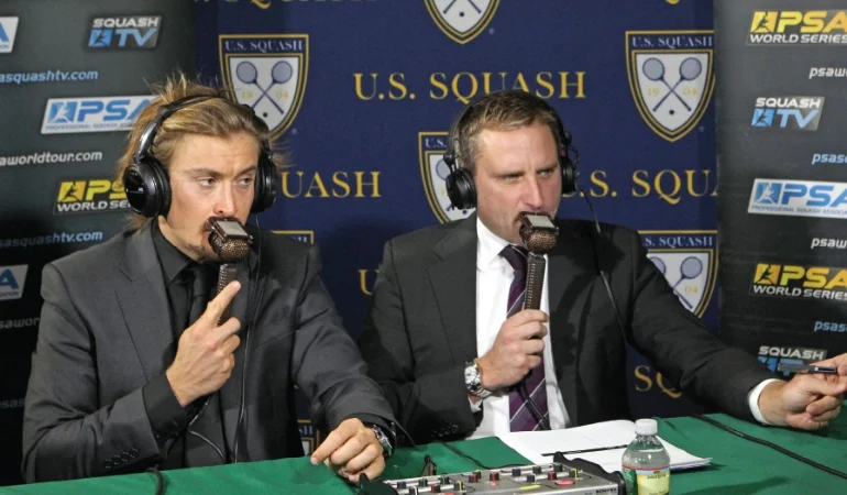 The Art of Squash Commentating