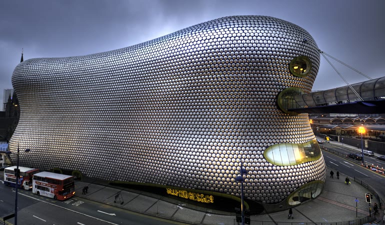 The Selfridges building in Birmingham, current home city of the British Open