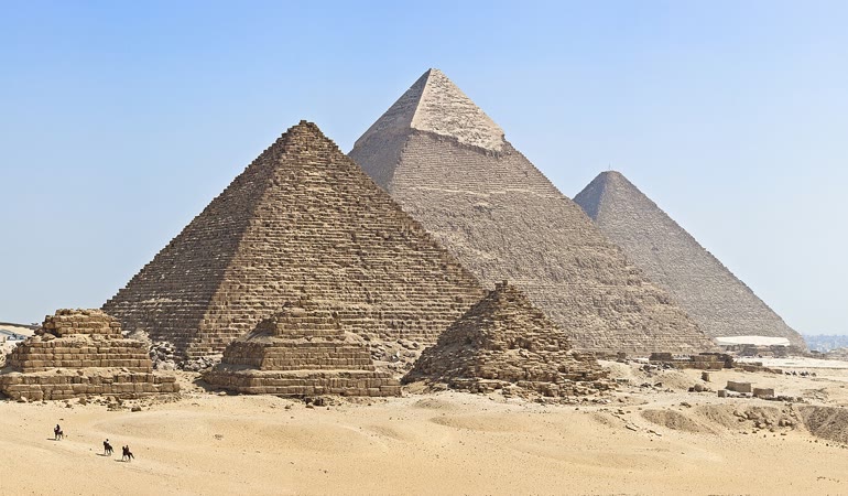 The Pyramids of Giza, backdrop of the CIB Egyptian Open