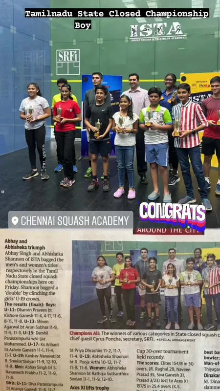 Chennai Squash Academy squash venue photo 1 of 6