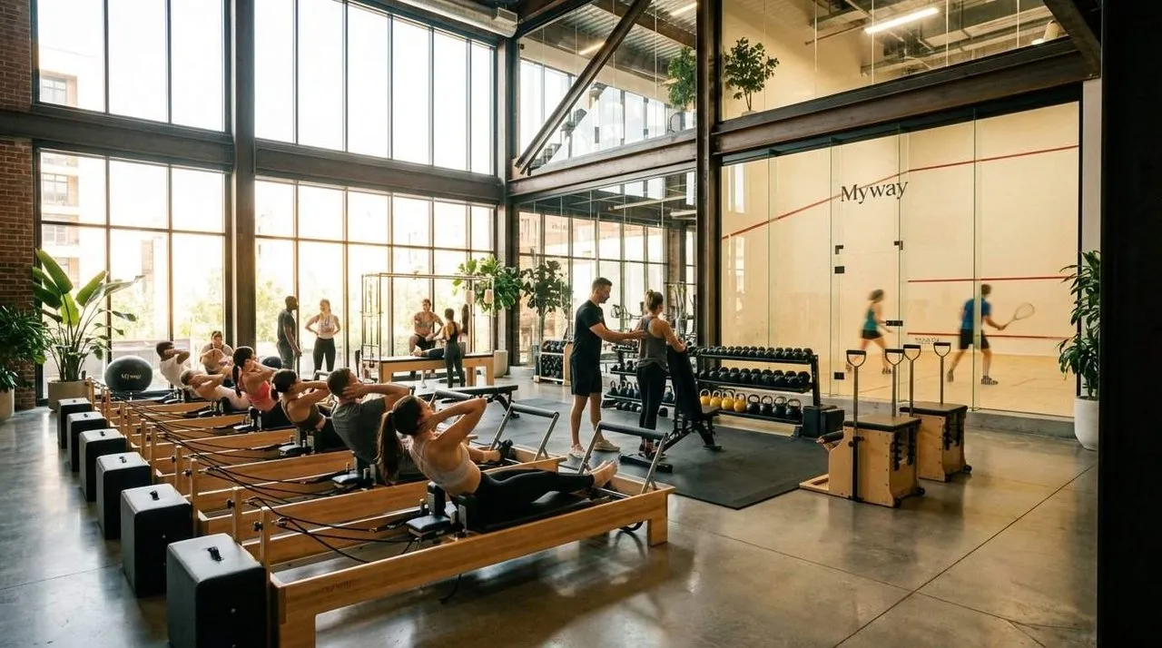 Myway fitness squash social - silownia - treningi personalne - sauna - reformer pilates squash venue photo 2 of 10