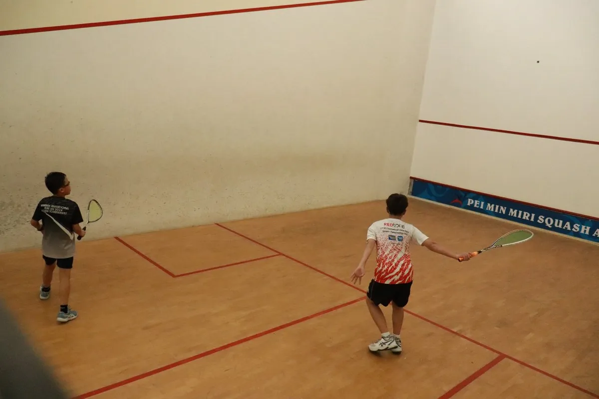 Pei Min Middle School @ Miri squash venue photo 6 of 10