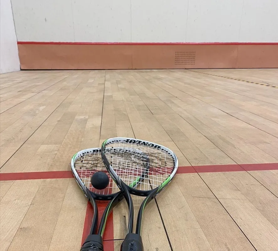Rhondda Sports Centre vaccination centre squash venue photo 7 of 7