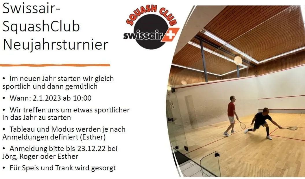 Squash Club Swissair squash venue photo 5 of 10