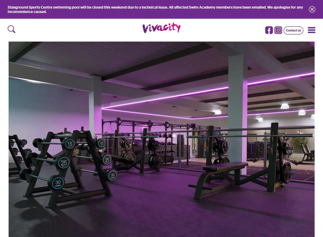 Vivacity Bushfield Leisure Centre squash venue photo 3 of 8