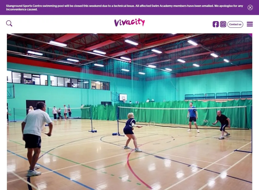 Vivacity Werrington Leisure Centre squash venue photo 2 of 6