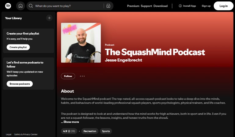 The SquashMind Podcast on Spotify