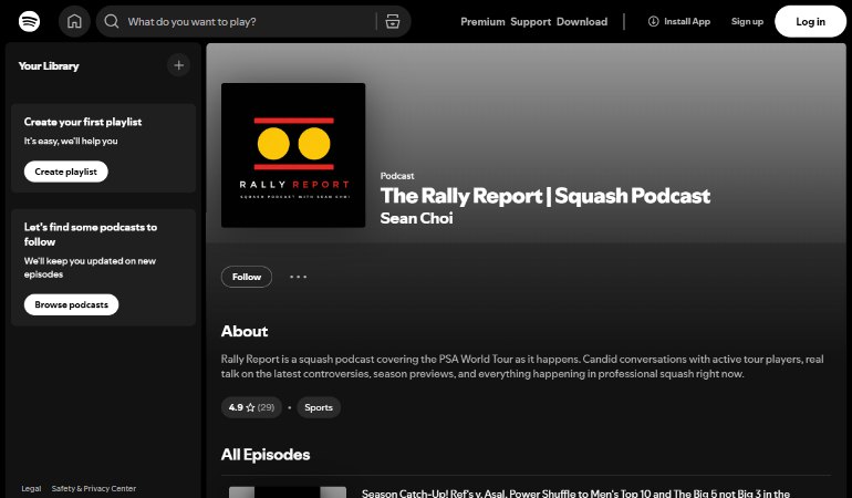The Rally Report on Spotify